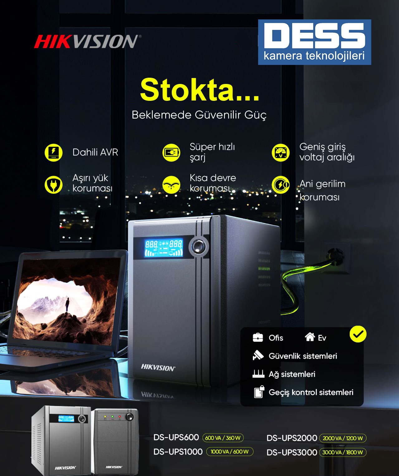 HİKVİSİON UPS KAMPANYASI