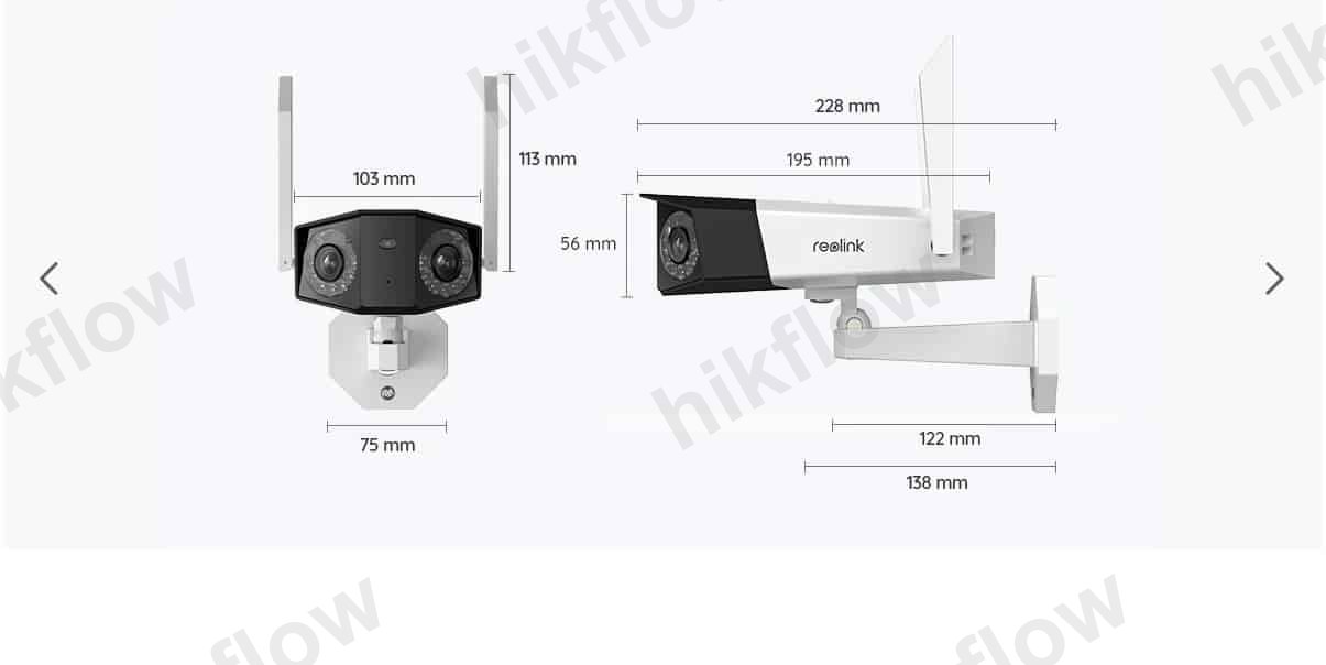 Reolink Duo 2 WiFi 8MP Çift Lensli Güvenlik Kamerası